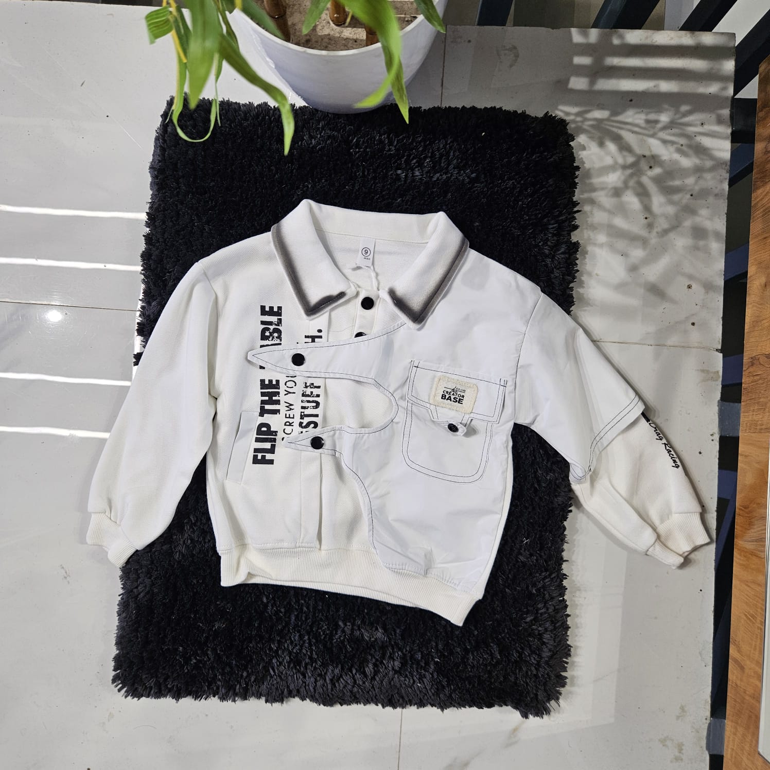 Unisex full sleeve oversized T shirt