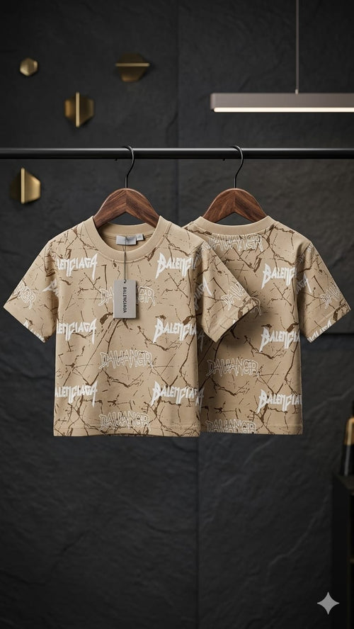 FIVE SLEEVE ALL OVER PRINT FIVE SLEEVE T SHIRT